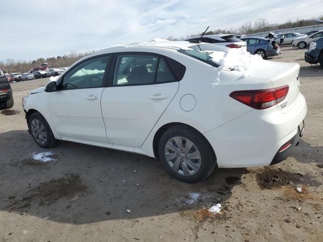 3KPA24AD8LE338698 - 2020 KIA RIO LX WHITE photo 2