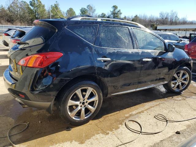 JN8AZ18U59W105123 - 2009 NISSAN MURANO S BLACK photo 3