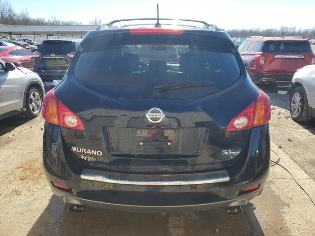 JN8AZ18U59W105123 - 2009 NISSAN MURANO S BLACK photo 6