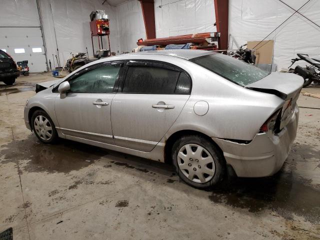 2HGFA1F59AH541272 - 2010 HONDA CIVIC LX SILVER photo 2