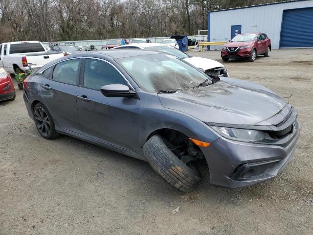 2HGFC2F87KH591566 - 2019 HONDA CIVIC SPORT Մոխրագույն լուսանկար 4