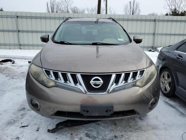 JN8AZ18W59W145297 - 2009 NISSAN MURANO S TAN photo 5