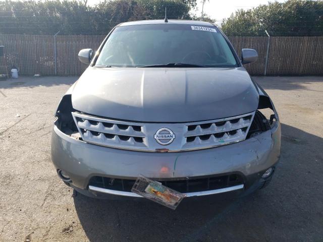 JN8AZ08T47W514566 - 2007 NISSAN MURANO SL GRAY photo 5