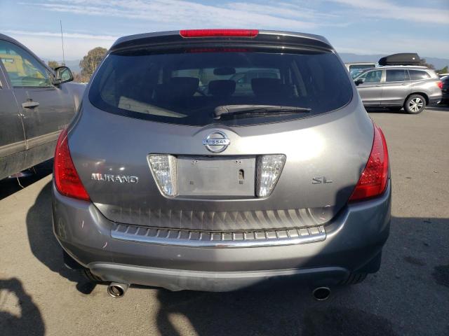 JN8AZ08T47W514566 - 2007 NISSAN MURANO SL GRAY photo 6