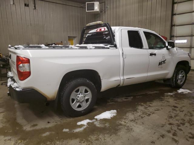 5TFUM5F14KX081033 - 2019 TOYOTA TUNDRA DOUBLE CAB SR/SR5 WHITE photo 3