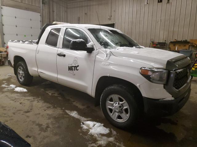 5TFUM5F14KX081033 - 2019 TOYOTA TUNDRA DOUBLE CAB SR/SR5 WHITE photo 4