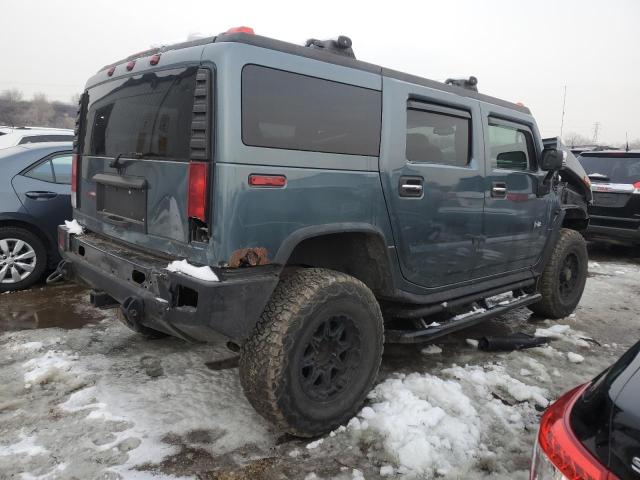 5GRGN23U15H133075 - 2005 HUMMER H2 BLUE photo 3