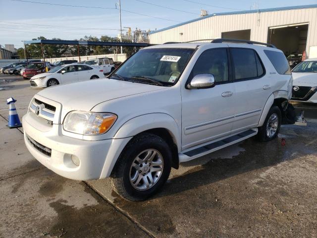 5TDBT48A47S281683 - 2007 TOYOTA SEQUOIA LIMITED WHITE photo 1