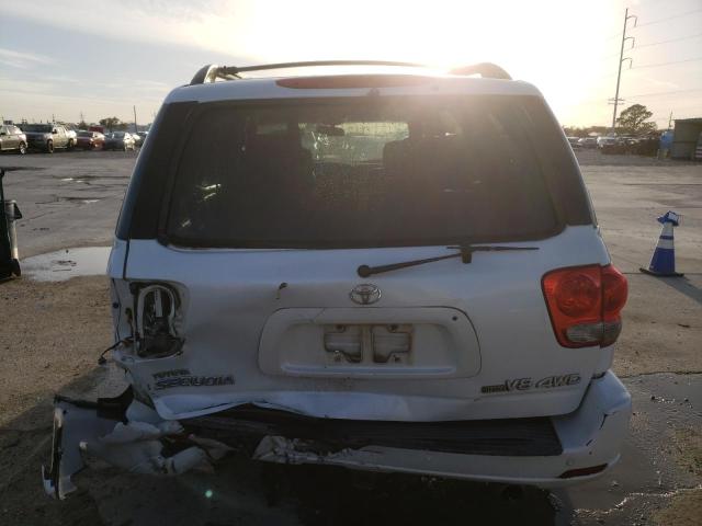 5TDBT48A47S281683 - 2007 TOYOTA SEQUOIA LIMITED WHITE photo 6