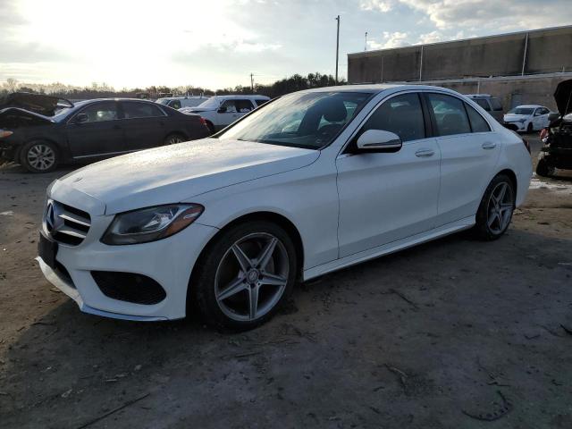 55SWF4KB5GU146676 - 2016 MERCEDES-BENZ C 300 4MATIC WHITE photo 1