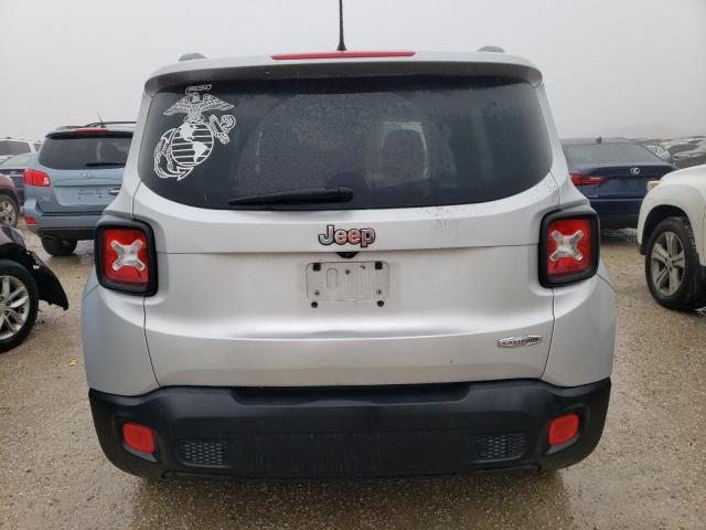 ZACCJABT0FPB55490 - 2015 JEEP RENEGADE LATITUDE SILVER photo 6