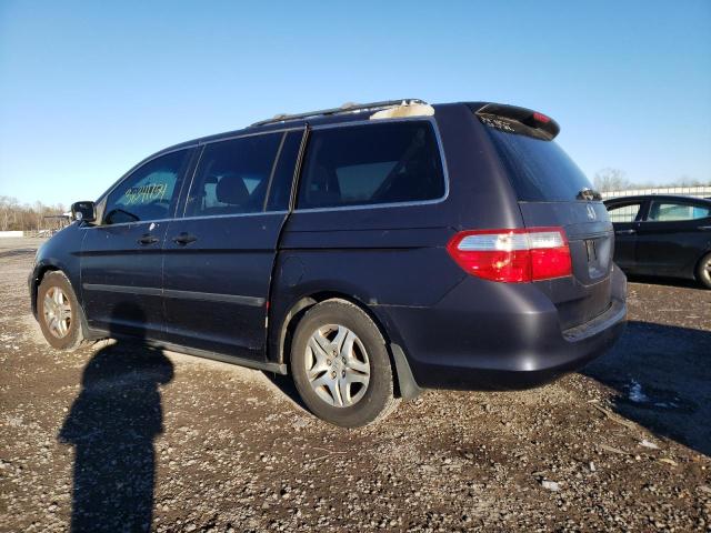 5FNRL38265B018081 - 2005 HONDA ODYSSEY LX BLUE photo 2