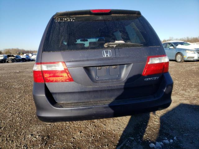 5FNRL38265B018081 - 2005 HONDA ODYSSEY LX BLUE photo 6