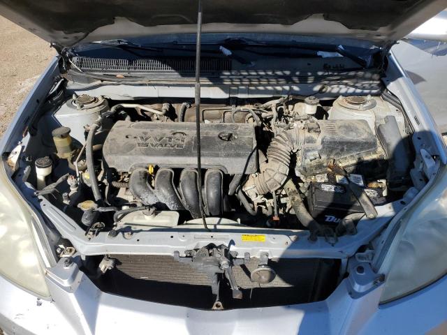 2T1KR32E98C692091 - 2008 TOYOTA COROLLA MA XR SILVER photo 11