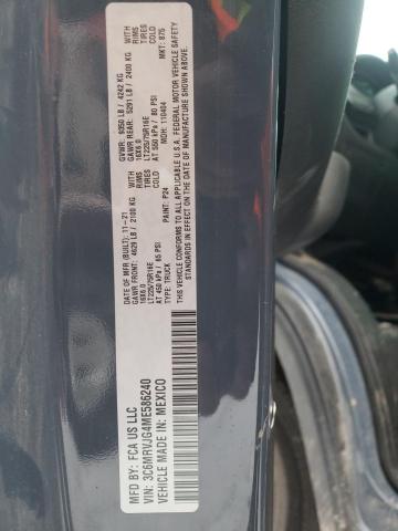 3C6MRVJG4ME586240 - 2021 RAM PROMASTER 3500 HIGH ლურჯი ფოტო 10