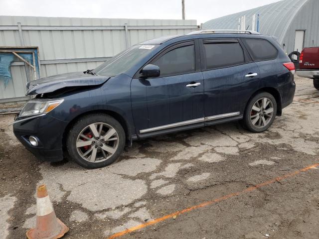 5N1AR2MM5DC673546 - 2013 NISSAN PATHFINDER S 蓝色 照片 1