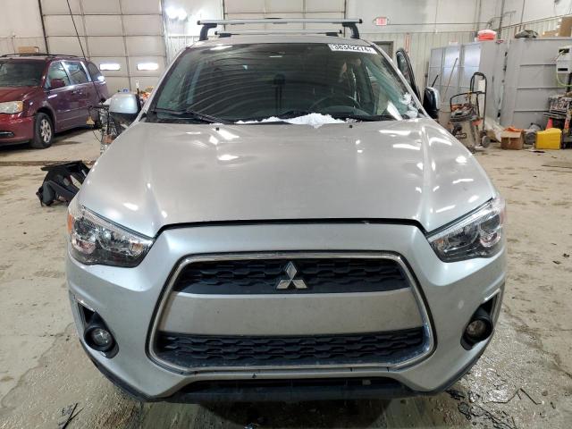 4A4AR4AU7EE031705 - 2014 MITSUBISHI OUTLANDER SE SILVER photo 5