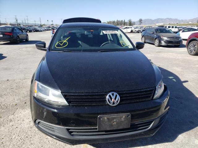 3VW2K7AJ6EM384094 - 2014 VOLKSWAGEN JETTA BASE BLACK photo 5