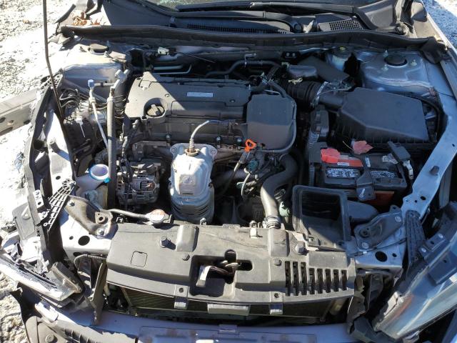 1HGCR2F38HA300604 - 2017 HONDA ACCORD LX SILVER photo 11