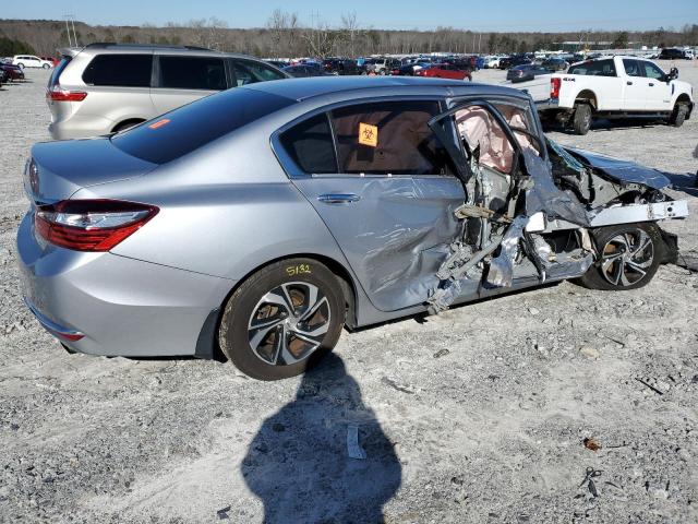 1HGCR2F38HA300604 - 2017 HONDA ACCORD LX SILVER photo 3