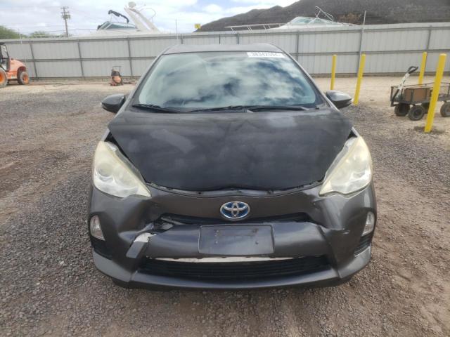 JTDKDTB36E1562962 - 2014 TOYOTA PRIUS C CHARCOAL photo 5