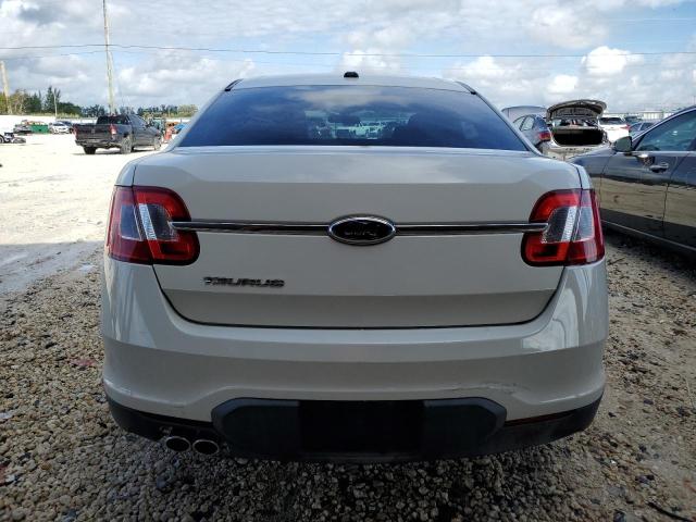 1FAHP2DW9AG165343 - 2010 FORD TAURUS SE WHITE photo 6