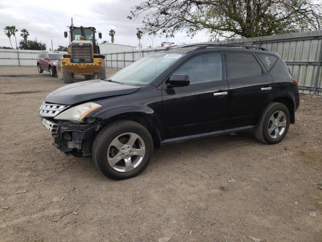 JN8AZ08T55W309867 - 2005 NISSAN MURANO SL BLACK photo 1