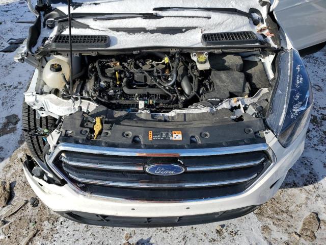 1FMCU9GD8KUB53229 - 2019 FORD ESCAPE SE WHITE photo 12