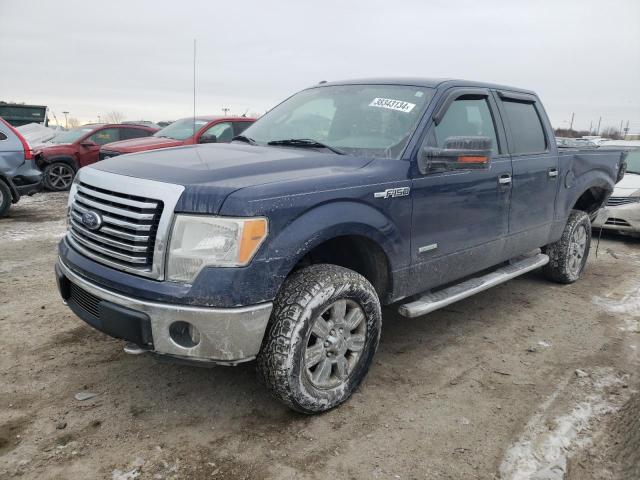 1FTFW1ET7CFA35086 - 2012 FORD F150 SUPERCREW BLUE photo 1