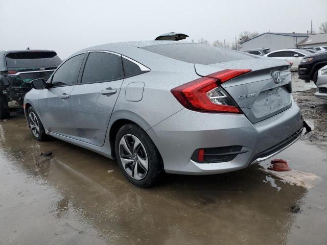 2HGFC2F69KH582866 - 2019 HONDA CIVIC LX SILVER photo 2