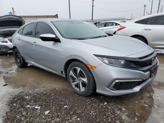 2HGFC2F69KH582866 - 2019 HONDA CIVIC LX SILVER photo 4