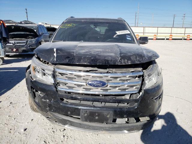 1FM5K7DHXJGA67279 - 2018 FORD EXPLORER XLT BLACK photo 5