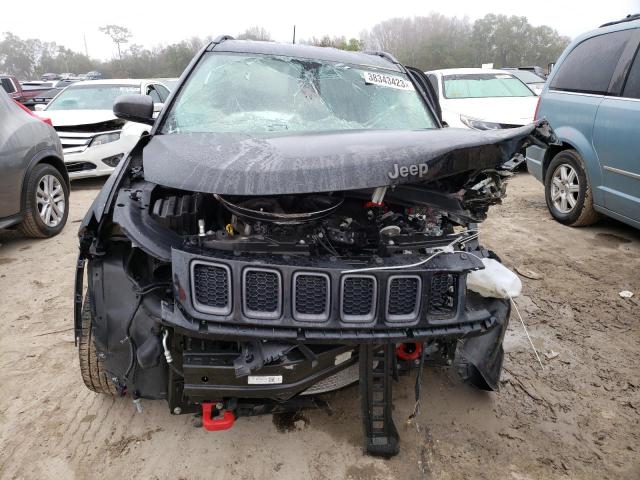 3C4NJDDB2LT249123 - 2020 JEEP COMPASS TRAILHAWK BLACK photo 5