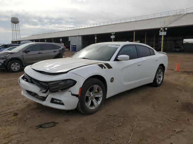 2C3CDXHG5FH748022 - 2015 DODGE CHARGER SXT WHITE photo 1