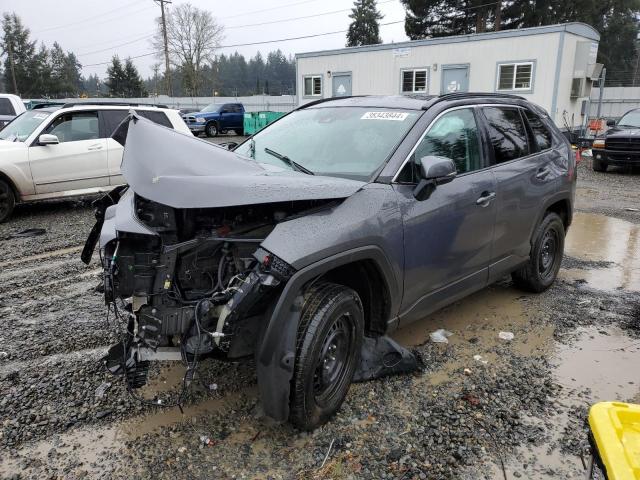 2T3G1RFVXLW109018 - 2020 TOYOTA RAV4 LE GRAY photo 1