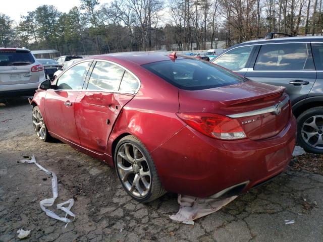 2G4GV5GV8D9230505 - 2013 BUICK REGAL GS RED photo 2