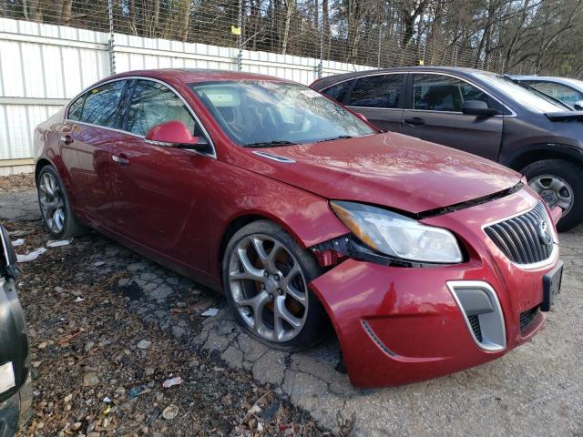 2G4GV5GV8D9230505 - 2013 BUICK REGAL GS Қызыл фото 4