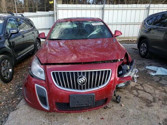 2G4GV5GV8D9230505 - 2013 BUICK REGAL GS RED photo 5