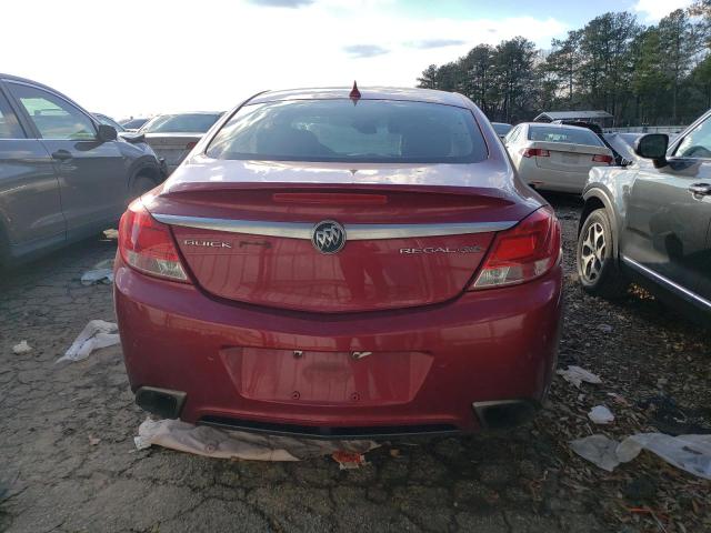 2G4GV5GV8D9230505 - 2013 BUICK REGAL GS Қызыл фото 6
