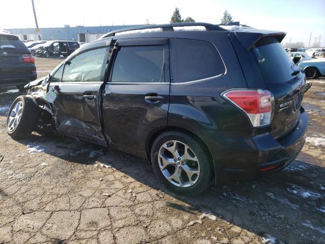 JF2SJAWC3JH457709 - 2018 SUBARU FORESTER 2.5I TOURING GRAY photo 2