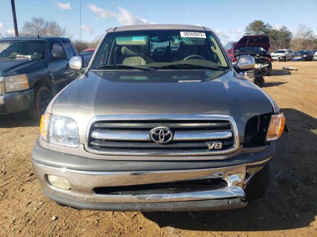 5TBRT34102S253279 - 2002 TOYOTA TUNDRA ACCESS CAB GRAY photo 5