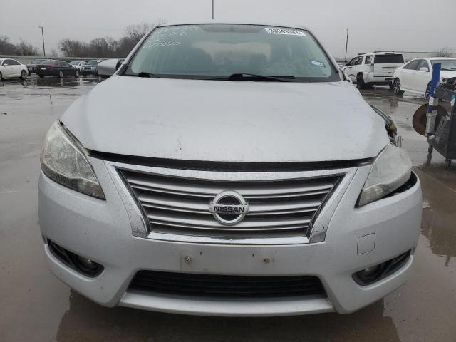 3N1AB7AP7DL626983 - 2013 NISSAN SENTRA S SILVER photo 5