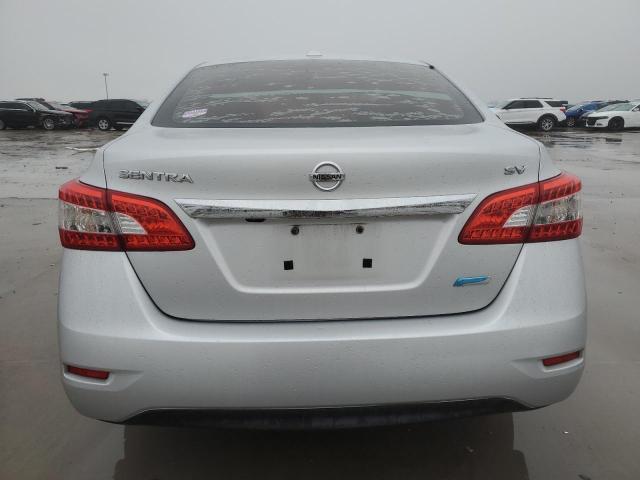 3N1AB7AP7DL626983 - 2013 NISSAN SENTRA S SILVER photo 6