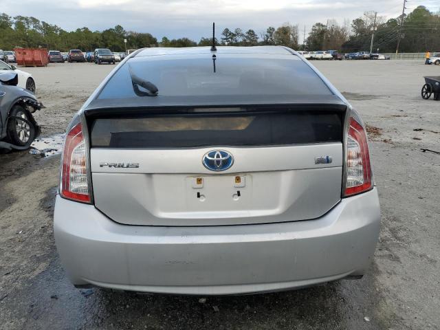 JTDKN3DU3D1650840 - 2013 TOYOTA PRIUS SILVER photo 6