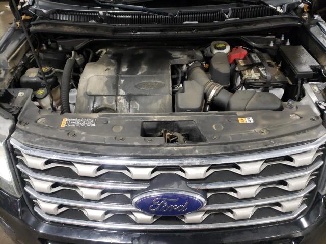 1FM5K8D89HGB08999 - 2017 FORD EXPLORER XLT BLACK photo 12