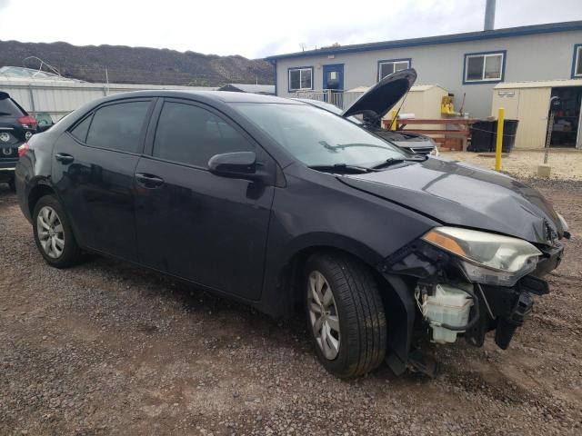 2T1BURHE0EC062755 - 2014 TOYOTA COROLLA L BLACK photo 4