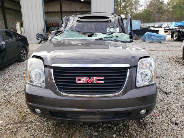 1GKUKKE32AR115971 - 2010 GMC YUKON XL K1500 SLT GRAY photo 5