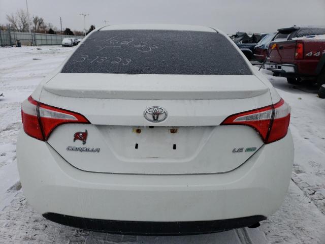 5YFBPRHEXGP372518 - 2016 TOYOTA COROLLA ECO WHITE photo 6