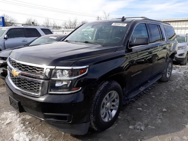 1GNSKHKC2JR274099 - 2018 CHEVROLET SUBURBAN K1500 LT BLACK photo 1