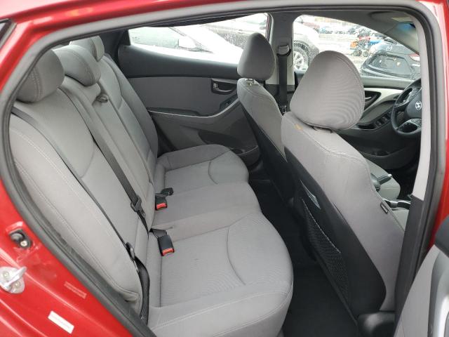 KMHDH4AEXFU350700 - 2015 HYUNDAI ELANTRA SE RED photo 10